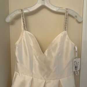 David’s bridal pleated midi dress. New with tags.